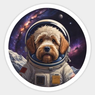 Doodle Astronaut Sticker